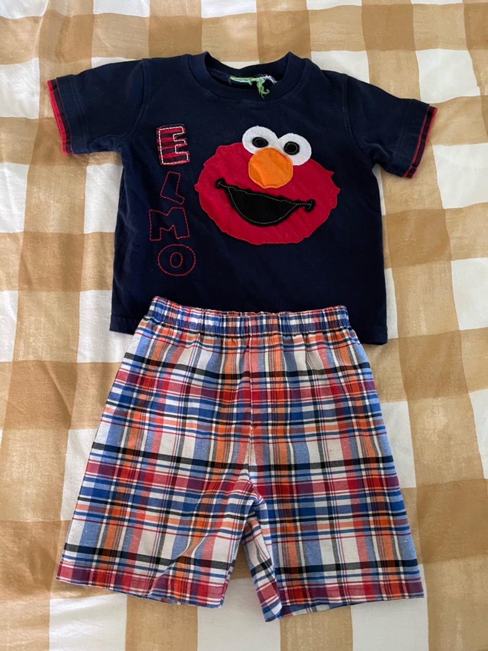 Vintage Sesame Street Elmo outfit 
Size 3t